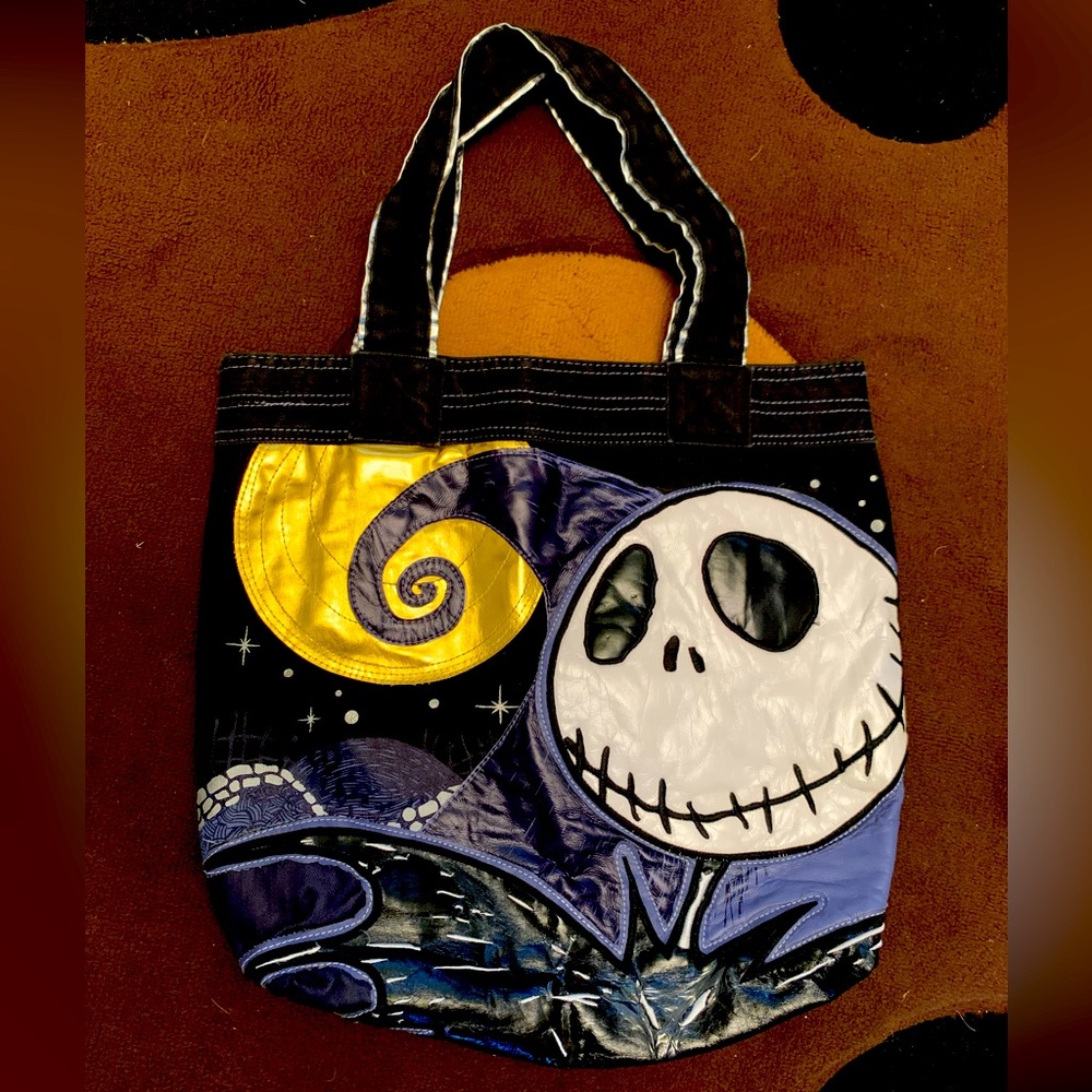 LOUNGEFLY Disney Tim Burton's The Nightmare Before Christmas Tote Bag